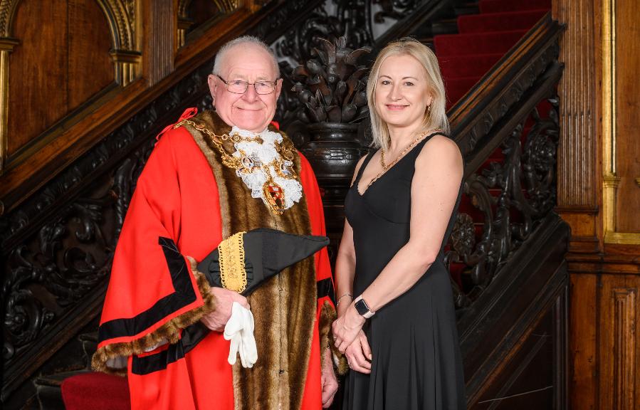 Mayor & Mayoress of Chorley, Cllr Tommy Gray